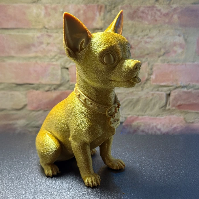 Beeldje - Zijdeglans (Klein, Goud)